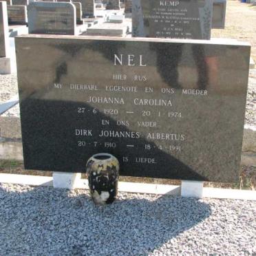 NEL Dirk Johannes Albertus 1910-1991 &amp; Johanna Carolina 1920-1974