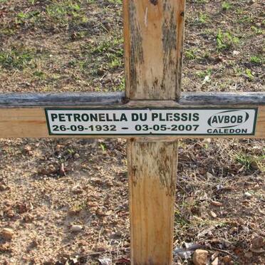 PLESSIS Petronella, du 1932-2007
