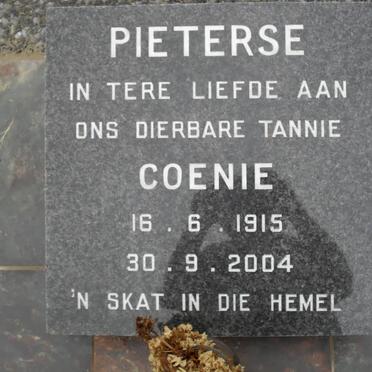 PIETERSE Coenie 1915-2004