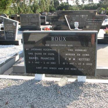 ROUX Daniel Francois 1910-1983 &amp; C.W.M. 1917-2002