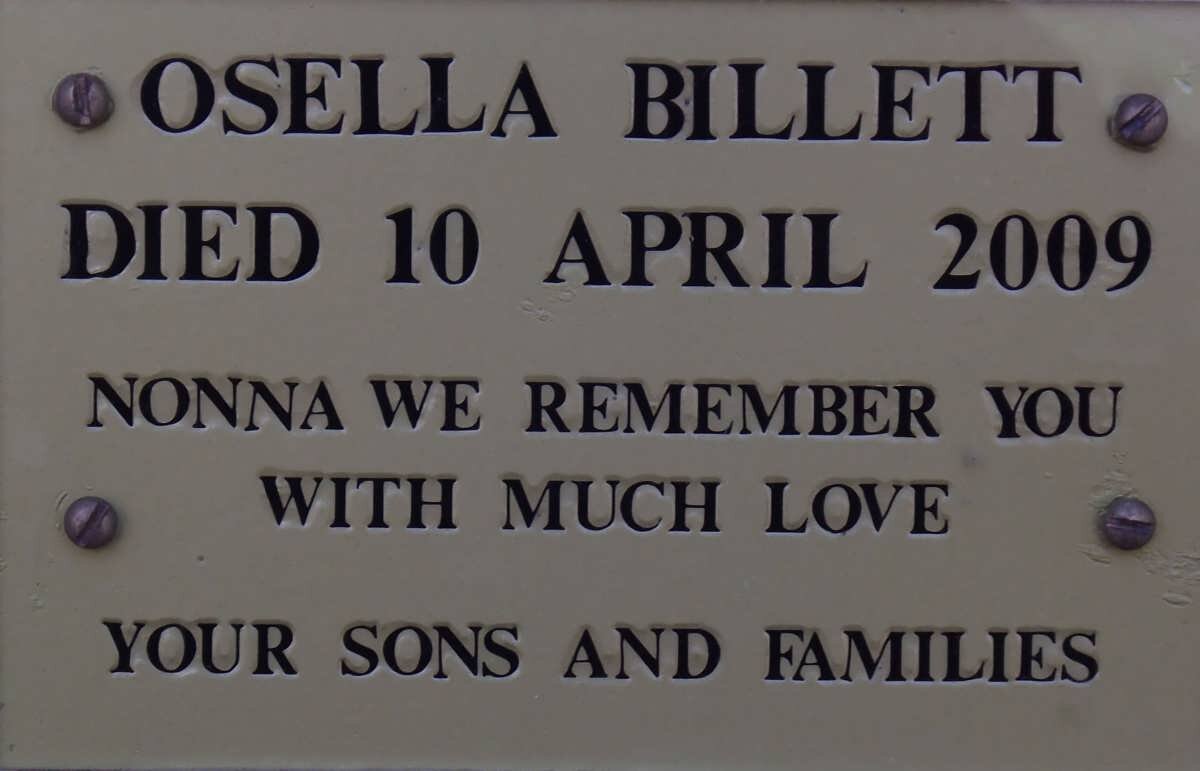 BILLETT Osella -2009