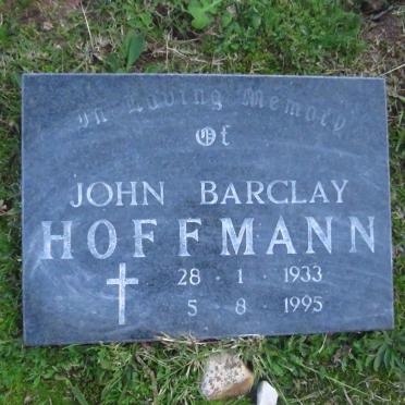HOFFMANN John Barclay 1933-1995