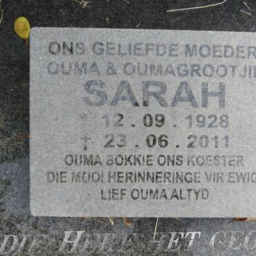 KLEYN Sarah 1928-2011