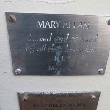 ALLAN Mary