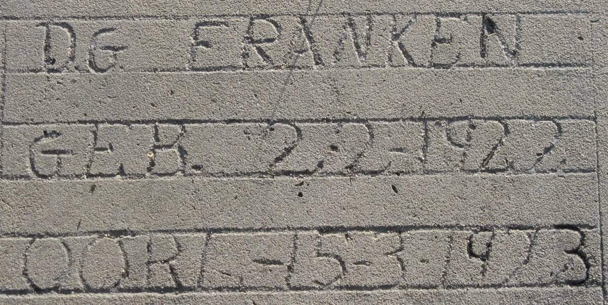 FRANKEN D.G. 1922-1973