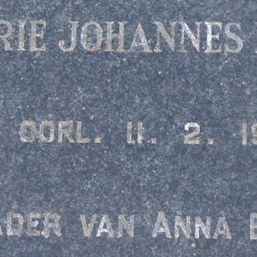 ERWEE Jurie Johannes -1911