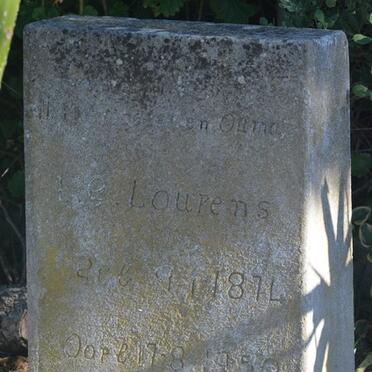LOURENS ?.E. 1874-1950