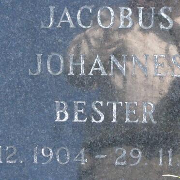 BESTER Jacobus Johannes 1904-1975