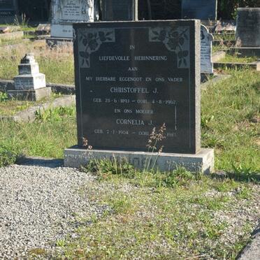 VILJOEN Christoffel J. 1893-1962 & Cornelia J. 1904-1987