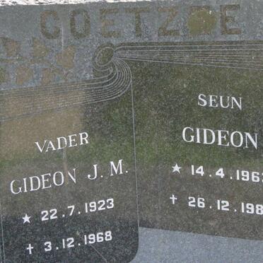 COETZEE Gideon J.M. 1923-1968 :: COETZEE Gideon 1963-1982