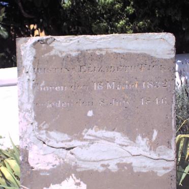 FICK Christina Elizabeth 1832-1846