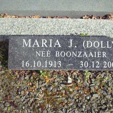 BOONZAAIER Marie J. 1913-2002