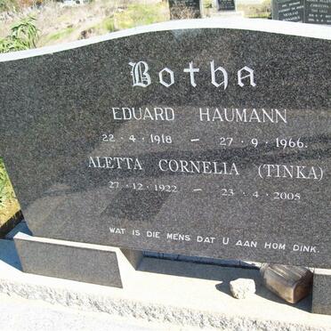 BOTHA vanne