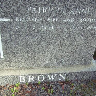 BROWN Patricia Anne 1934-1990