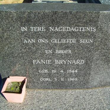 BRYNARD Fanie 1944-1969