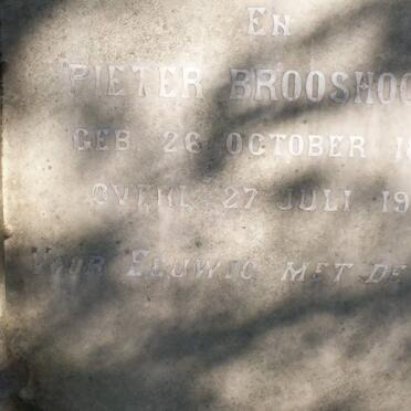 BROOSHOOFT 1818-1910 &amp; Anna Jacomina Christina FICK 1831-1910