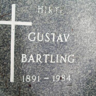 BARTLING Gustav 1891-1984