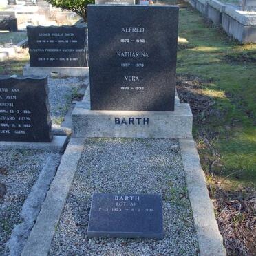 BARTH Alfred 1871-1943 :: BARTH Katharina 1897-1970 :: BARTH Vera 1922-1936 :: BARTH Lothar 1923-1996_1