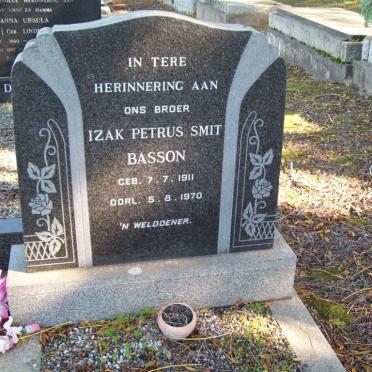 BASSON Izak Petrus Smit 1911-1970