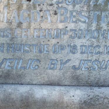 BESTER Magda 1935-1936