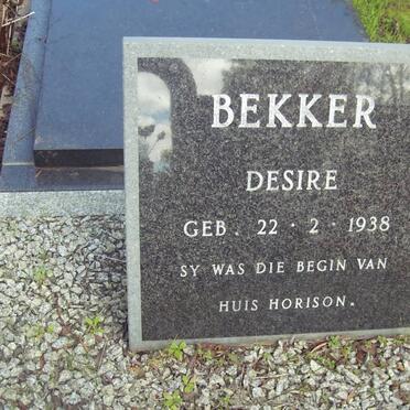 BEKKER Desire 1938-