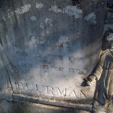 BUURMAN Celia 1946-1971