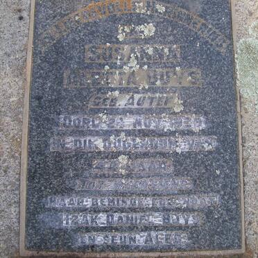 BUYS Susanna Aletta nee AUTEF -1939