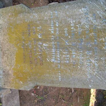 BURNARD Hendrina C. nee PRETORIUS -1911 :: BURNARD F.W. 1867-19?0