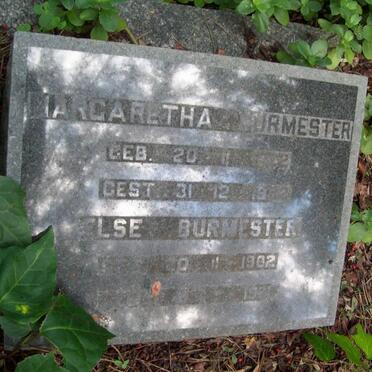 BURMESTER Margaretha 1902-1982 :: BURMESTER Else 1902-1911