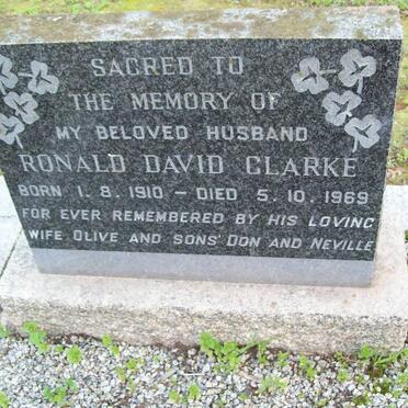 CLARKE Ronald David 1910-1969