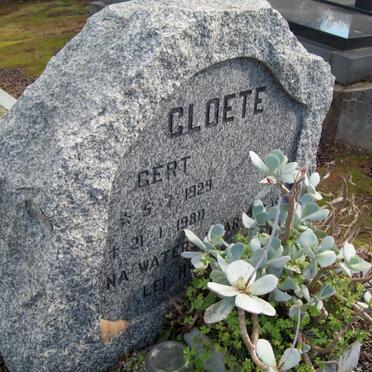 CLOETE Gert 1929-1980