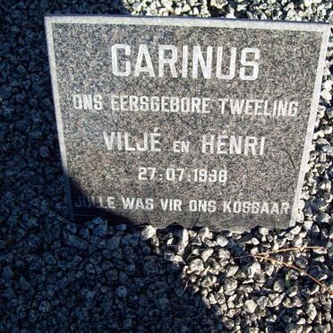 CARINUS Vilje -1998 :: CARINUS Henri -1998