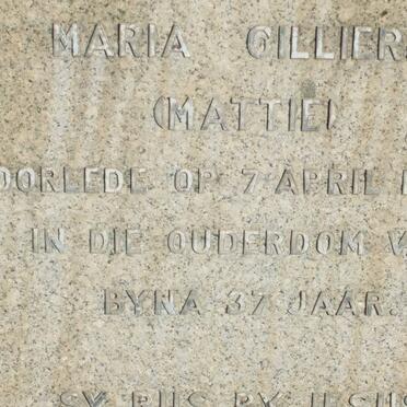 CILLIERS Maria -1944