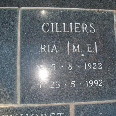 CILLIERS J.S. 1919-1992 :: CILLIERS M.E. 1922-1992 :: BADENHORST Francois van der Merwe 1924-1991_3