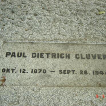 CLUVER Paul Dietrich 1870-1944