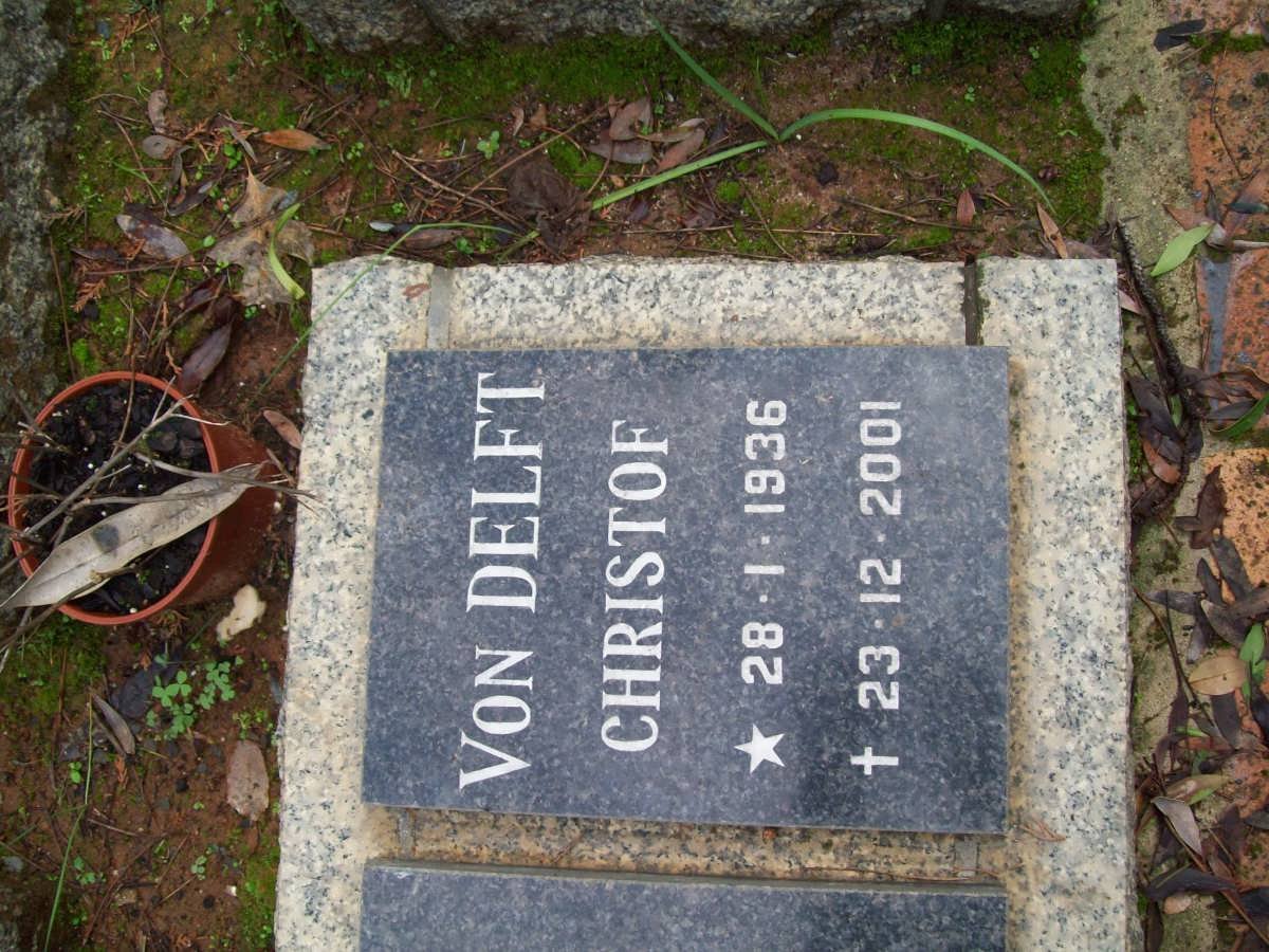 DELFT Christof, von 1936-2001