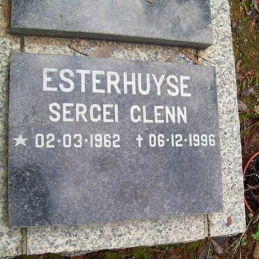 ESTERHUYSE Sergei Glenn 1962-1996