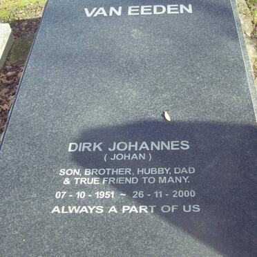 EEDEN Dirk Johannes, van 1951-2000