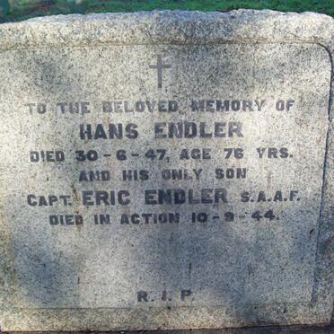 ENDLER Hans -1947 :: ENDLER Eric -1944