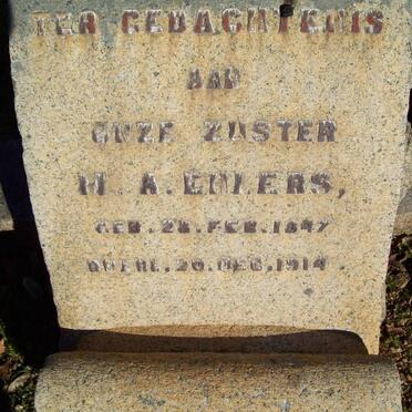 EHLERS M.A. 1847-1914