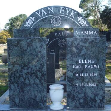 EYK Elene, van nee PAUW 1929-2002