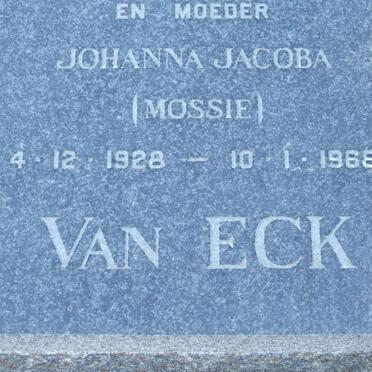 ECK Johanna Jacoba, van 1928-1968