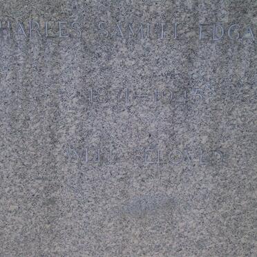 EDGAR Charles Samuel 1871-1945