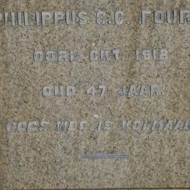 FOURIE Philippus C.C. -1918