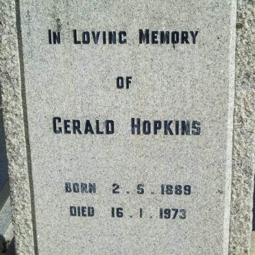 HOPKINS Gerald 1889-1973