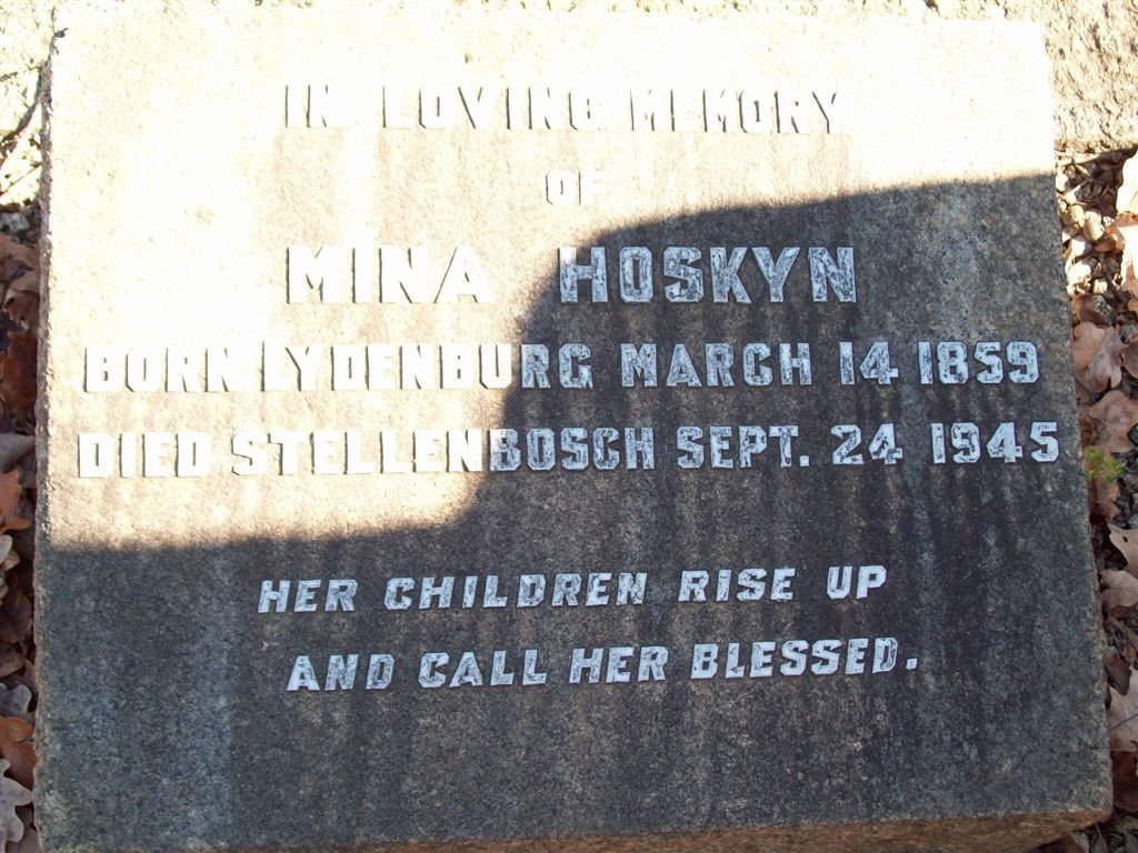 HOSKYN Mina 1859-1945