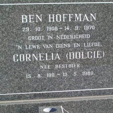 HOFFMAN Ben 1908-1970 &amp; Cornelia BESTBIER 1911-1980