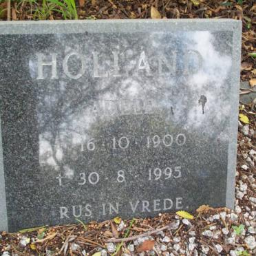 HOLLAND Adele 1900-1995