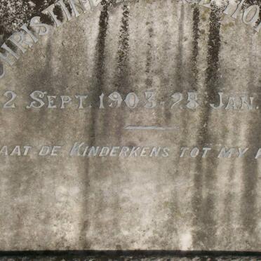 HOFMEYR Christin?? 1903-1904