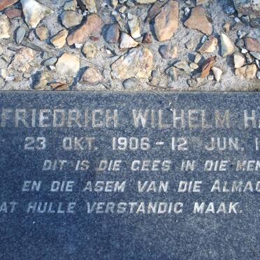HAMEL Friedrich Wilhelm 1906-1967